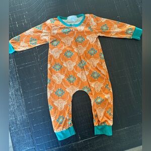 Aztec Highland Cows Baby Sleeper